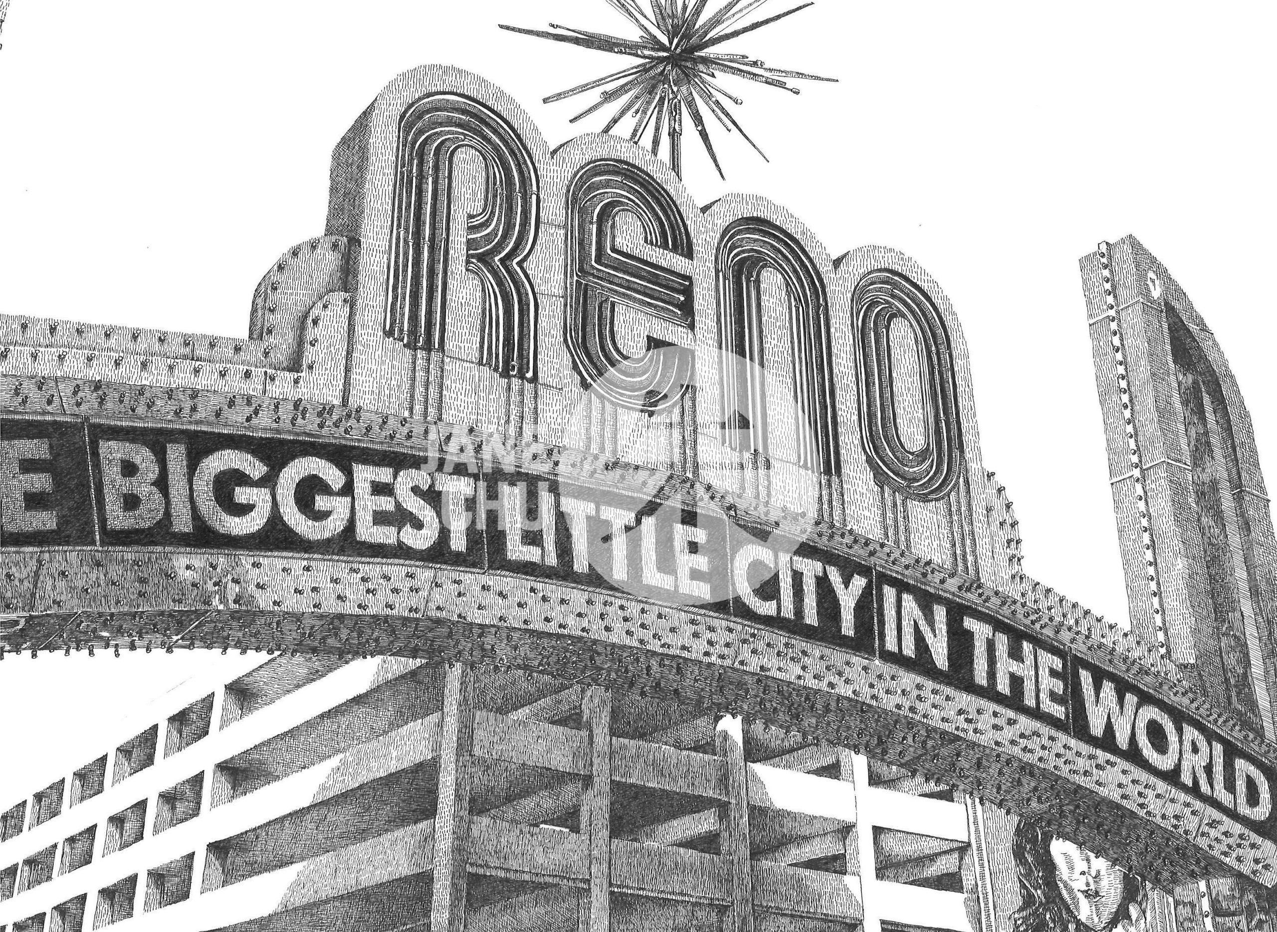 Reno Arch Downtown by Jane Chu