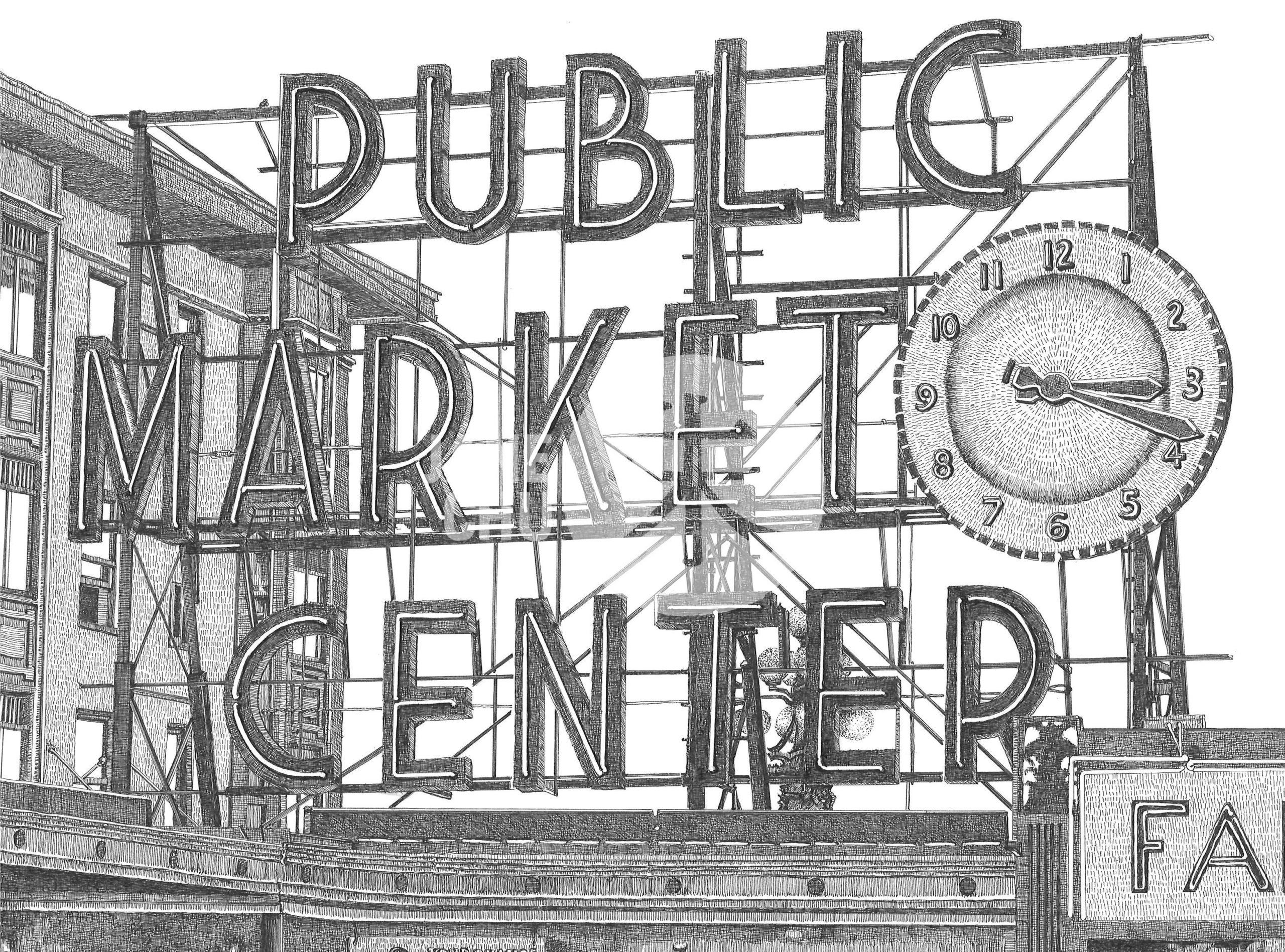 Pike Place Market by Jane Chu