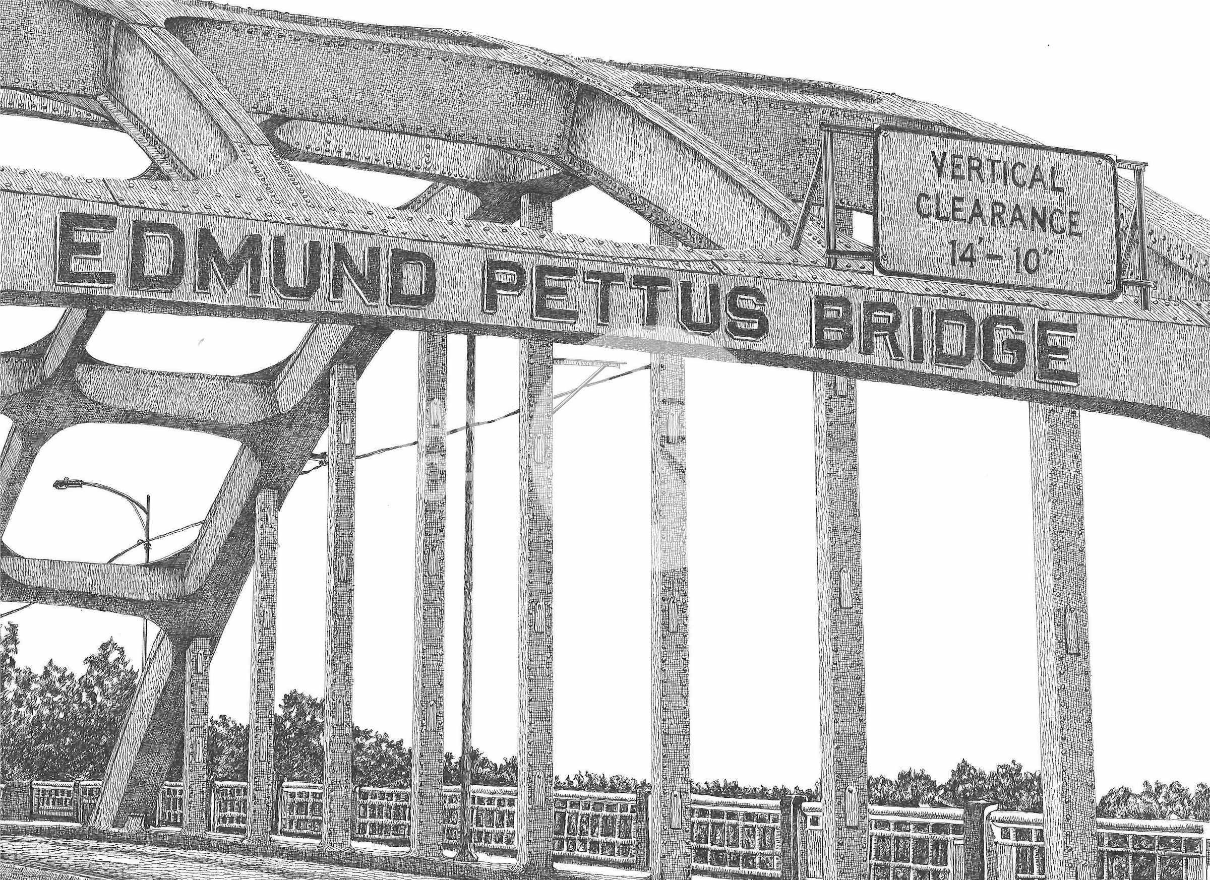 Edmund Pettus Bridge by Jane Chu