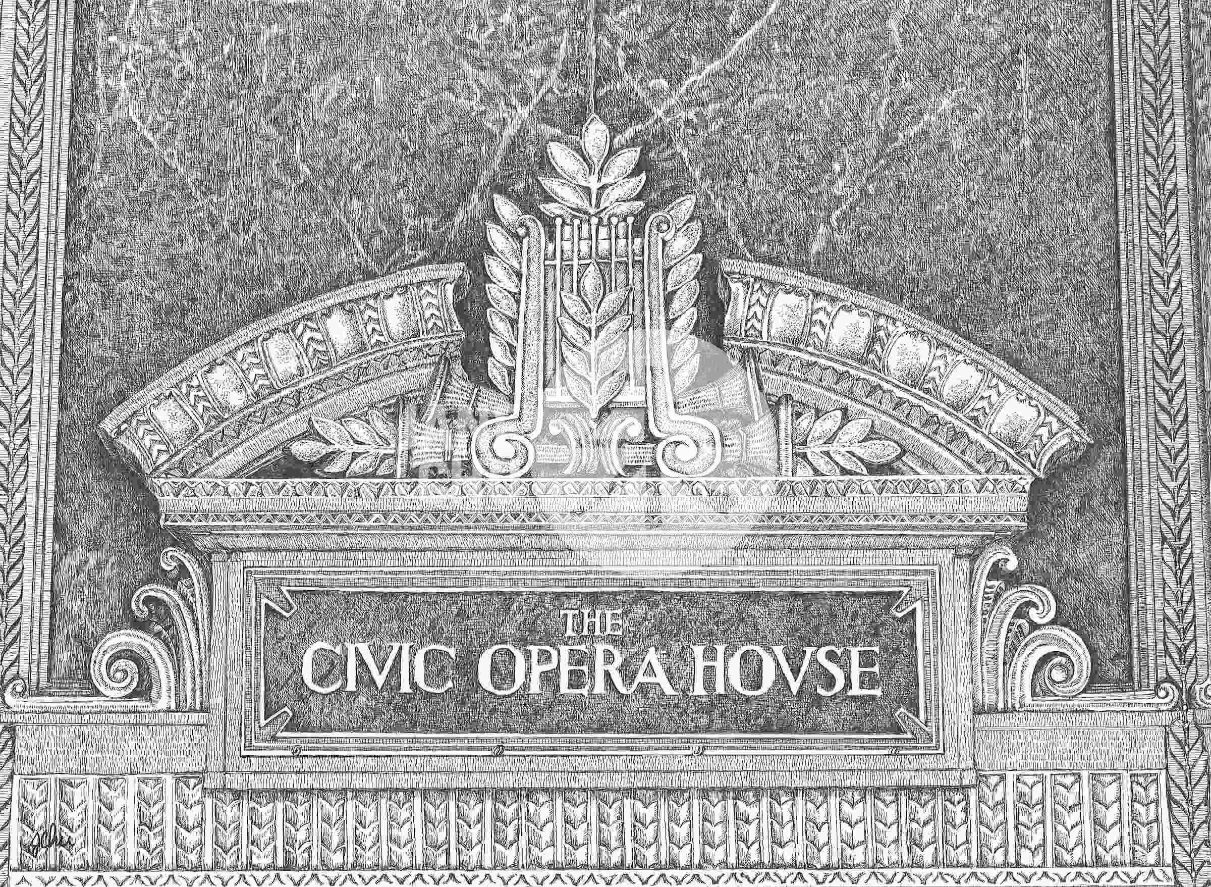 Civic Opera House by Jane Chu