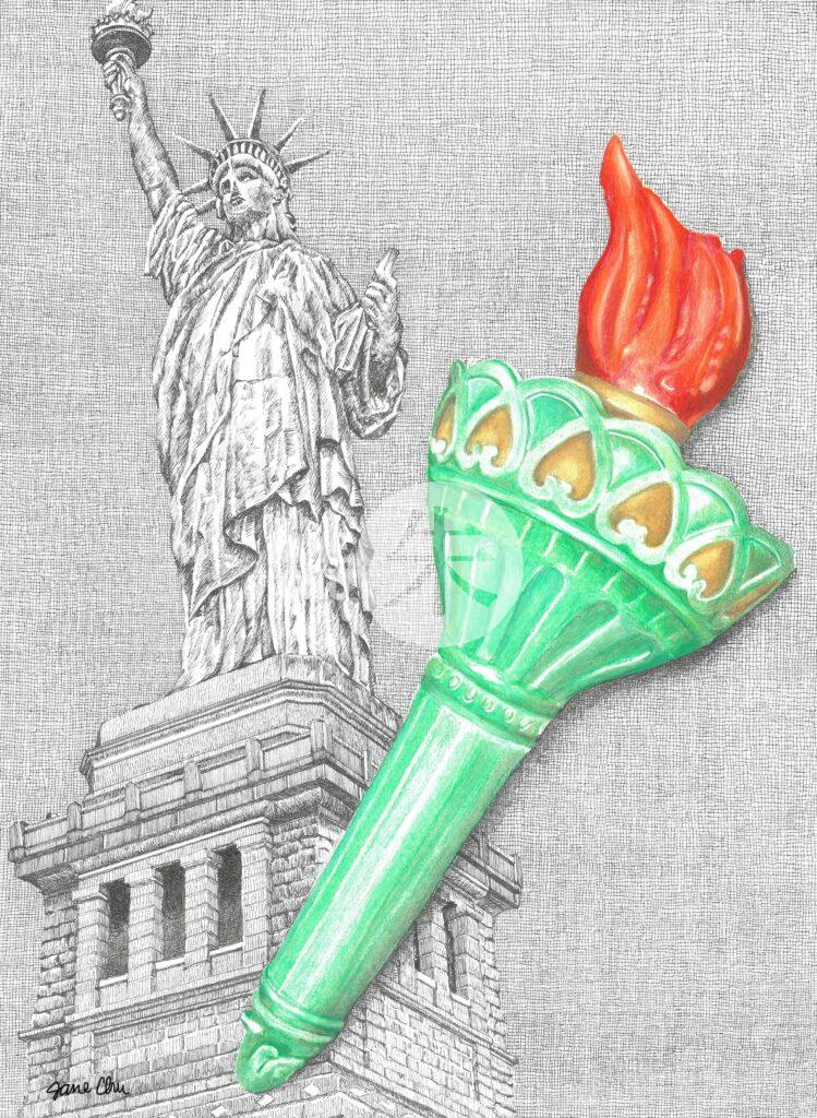 Statue of Liberty Large Torch